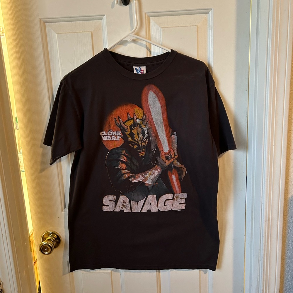 NWT Star Wars “Clone Wars” Savage T-Shirt Size S - Picture 4 of 4